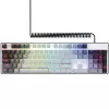 Mehāniskā tastatūra LORGAR Azar 514 White ar RGB fona apgaismojumu, ENG izkārtojums