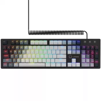 Mehāniskā tastatūra LORGAR Azar 514 White ar RGB fona apgaismojumu, ENG izkārtojums