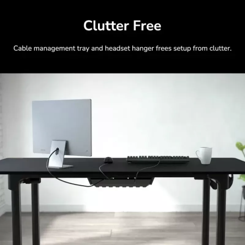 COUGAR Gaming E-GRAV 180 Melns Taisnstūrveida Ogles šķiedras 180x80cm