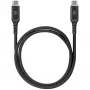 DEQSTER Nylon lādēšanas kabelis USB-C uz USB-C, 1m