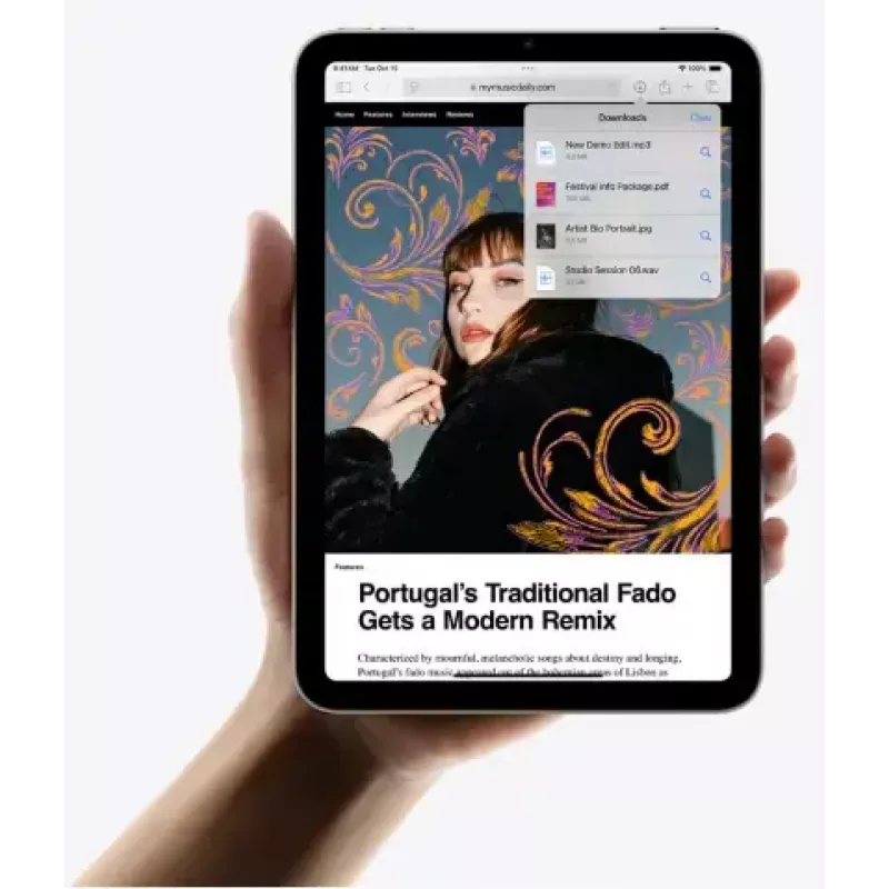 Planšetdators Apple iPad mini Wi‑Fi 128GB Purple — 8,3 collu (21,1 cm) LED 2266×1488, A17 Pro, 12MP kameras, Wi‑Fi 6E, 293 g