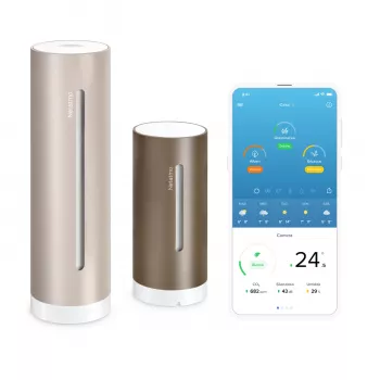 Netatmo NWS-S-EC digitālā laikstacija brūna Wi-Fi