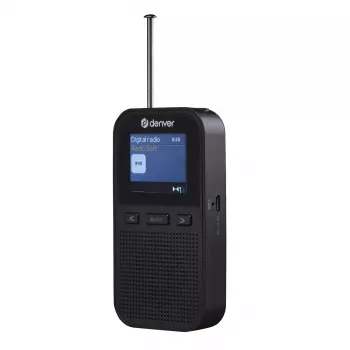 Personīgais radio Denver DAH-126 analogais digitālais DAB FM 10W