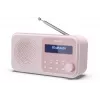 Pārnēsājamais radio Sharp DR-P420 digitālais uztvērējs DAB DAB+ FM rozā