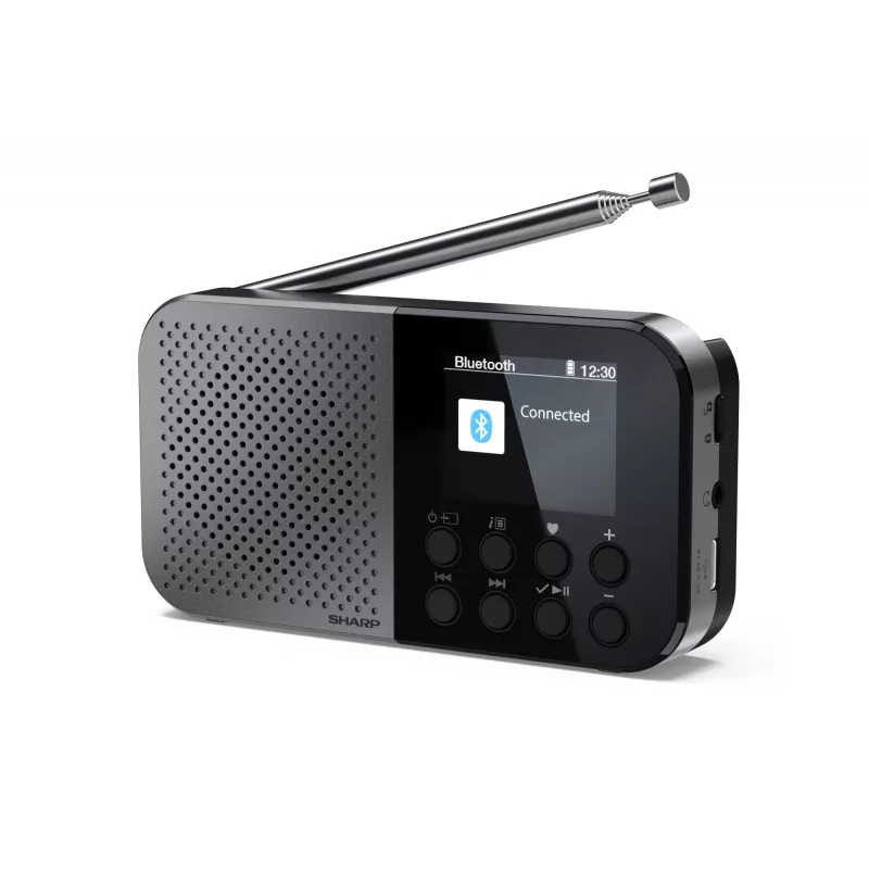Personiskais radio Sharp DR-P520 DAB DAB+ FM digitālais uztvērējs
