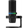 HyperX DuoCast - USB mikrofons (Melns) - RGB apgaismojums