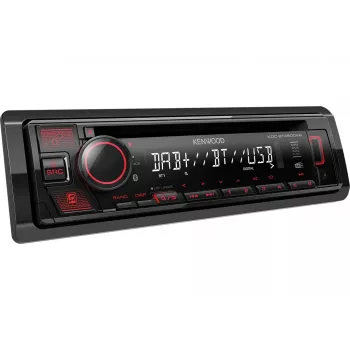 Kenwood KDC-BT450DAB automašīnas multivides uztvērējs Melns 50 W Bluetooth