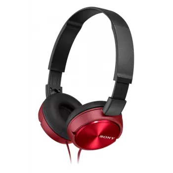 Sony MDR-ZX310AP viedtālruņa austiņas, sarkanas