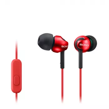 Austiņas Sony MDR-EX110AP sarkanā krāsā