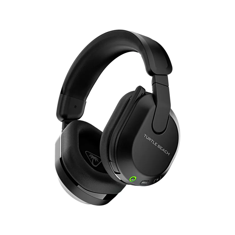 Turtle Beach Stealth 600 Melns PlayStation Bezvadu Spēļu Austiņas ar līdz 80h Akumulatoru, 50mm Skaļruņiem un Bluetooth PS5, PS4, PC un Mobilajām Ierīcēm