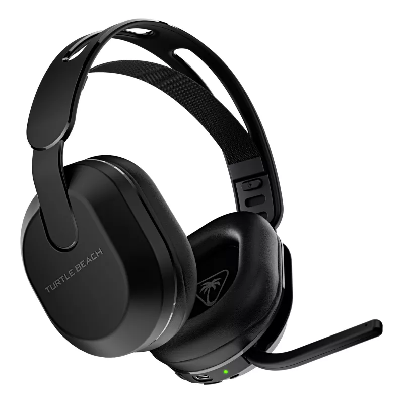 Turtle Beach Stealth 500 Melns PlayStation Bezvadu Spēļu Austiņas ar līdz 40h Akumulatoru un Bluetooth PS5, PS4, PC un Mobilajām Ierīcēm