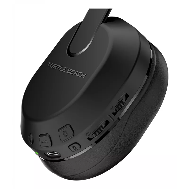 Turtle Beach Stealth 500 Melns PlayStation Bezvadu Spēļu Austiņas ar līdz 40h Akumulatoru un Bluetooth PS5, PS4, PC un Mobilajām Ierīcēm