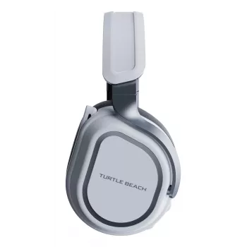 Turtle Beach Stealth 700 White PlayStation bezvadu spēļu austiņas ar līdz 80 stundu akumulatoru, Bluetooth, diviem raidītājiem un 60 mm skaļruņiem PS5, PS4, PC un mobilajām ierīcēm