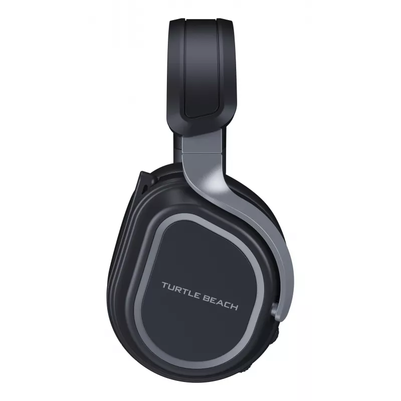 Turtle Beach Stealth 700 Black bezvadu spēļu austiņas PC, PS5, PS4 un mobilajām ierīcēm ar līdz 80 stundu akumulatoru, Bluetooth, diviem raidītājiem un 60 mm skaļruņiem