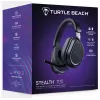 Turtle Beach Stealth 700 Black bezvadu spēļu austiņas PC, PS5, PS4 un mobilajām ierīcēm ar līdz 80 stundu akumulatoru, Bluetooth, diviem raidītājiem un 60 mm skaļruņiem