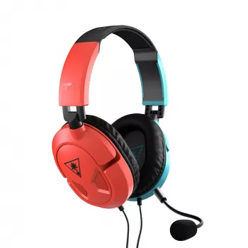 Turtle Beach Recon 50 vadu spēļu austiņas, galvas saite, zila, sarkana