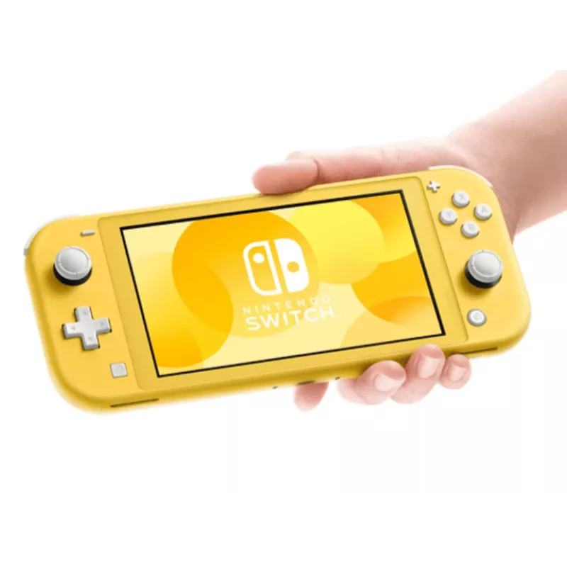 Nintendo Switch Lite dzeltenā krāsā — rokas konsole