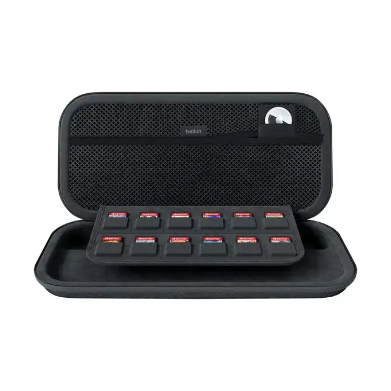 Cietais ceļojuma futrālis Belkin ENA002HQCH Nintendo, Melns — 145×293×46 mm