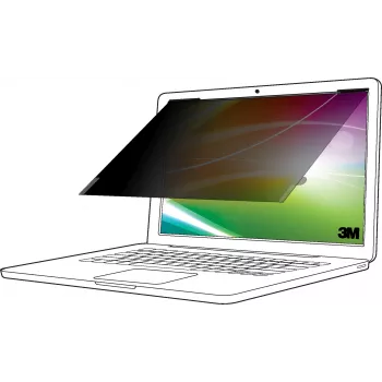 3M Bright Screen Privātuma filtrs 12,5 collu klēpjdatoram, 16:9, BP125W9B