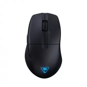 Turtle Beach Pure Air Black - Īpaši viegla bezvadu ergonomiska RGB spēļu pele, 26K DPI optiskais sensors, 125h akumulators, RGB apgaismojums
