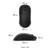 ZOWIE U2 bezvadu pele Gaming Ambidextrous RF Wireless Optical 3200 DPI