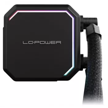 AIO šķidruma dzesētājs LC-Power LC-CC-240-B-ARGB 12 cm Melns