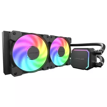 AIO šķidruma dzesētājs LC-Power LC-CC-240-B-ARGB 12 cm Melns