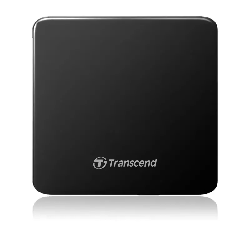 Pārnēsājams DVD rakstītājs Transcend TS8XDVDS-K, USB 2.0, Melns