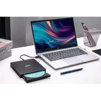 Ārējais optiskais diskdzinis Acer GP.ODD11.001 DVD±RW Melns USB 3.2