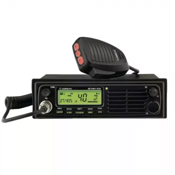 Auto CB radio Albrecht AE 6491 VOX ar LCD displeju 12/24 V