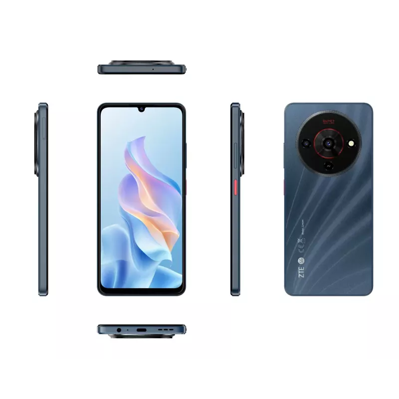 ZTE Blade A76 5G 6.75 collu 6 GB 128 GB Melns