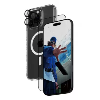PanzerGlass® 3-in-1 Aizsardzības Komplekts iPhone 16 Pro Max