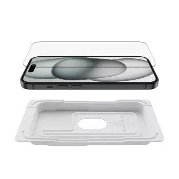Aizsargstikls Belkin ScreenForce Apple iPhone 15 triecienizturīgs, pret skrāpējumiem