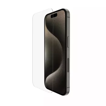 Aizsargstikls Belkin ScreenForce iPhone 15 Pro triecienizturīgs, pret skrāpējumiem