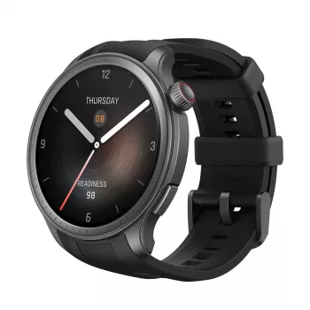 Amazfit Balance viedpulkstenis 1,5 collu AMOLED 46 mm Melns GPS