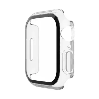 Belkin ScreenForce OVG004ZZCL-REV aizsargstikls Apple Watch – balts polikarbonāta rāmis