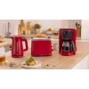 Pilienu kafijas automāts Bosch TKA3M134 — 1.4 L ūdens tvertne, 15 tasīšu ietilpība, sarkans