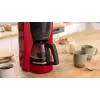 Pilienu kafijas automāts Bosch TKA3M134 — 1.4 L ūdens tvertne, 15 tasīšu ietilpība, sarkans