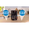 Pilienu kafijas automāts Bosch TKA3M133, 1.4 L ūdens tvertne, 15 tasīšu ietilpība, melns