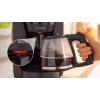 Pilienu kafijas automāts Bosch TKA3M133, 1.4 L ūdens tvertne, 15 tasīšu ietilpība, melns