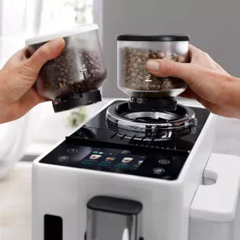 De’Longhi Rivelia EXAM440.55.W kafijas automāts, pilnībā automātiska espresso mašīna, 1.4 L
