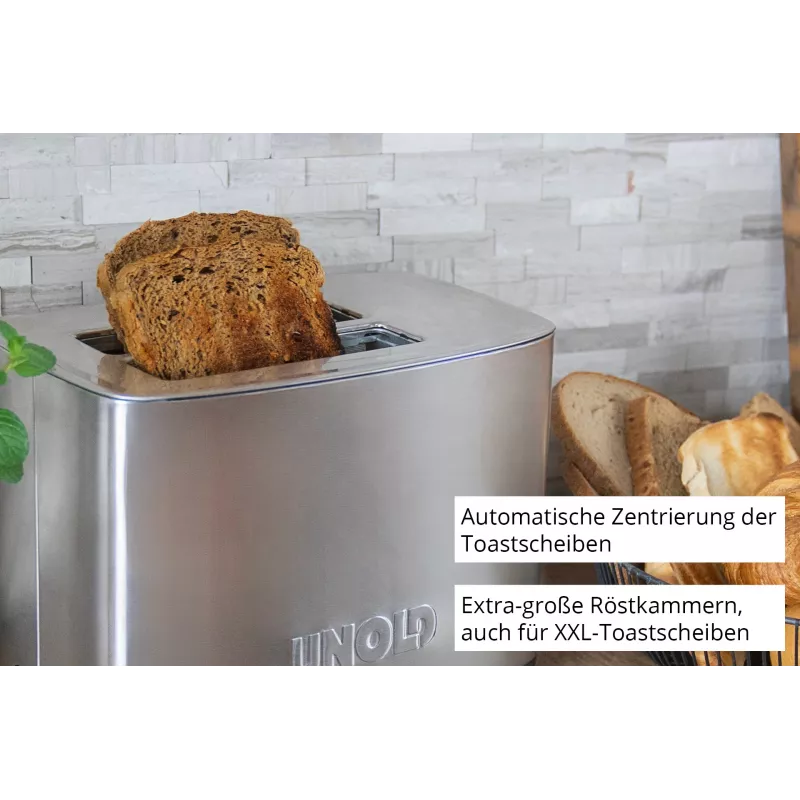 Toasteris Unold Esge 38216, 2 slotu ar grauzdēšanas pakāpes regulēšanu