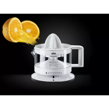 Braun TributeCollection CJ 3000 elektriskais citrusaugļu spiede 0.35 L 20 W Caurspīdīgs, Balts