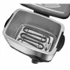 Unold 58615 Cepeškrāsns / Fritieris, 1200 W, 1,5 L, Melns/Nerūsējošais tērauds