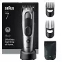 Braun HC7590 matu griezējs Melns, Sudrabs 17 soļi NiMH