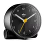 Braun BC01B kvarca modinātājpulkstenis melns