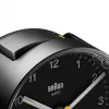 Braun BC01B kvarca modinātājpulkstenis melns