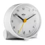 Braun BC01W balts kvarca modinātājpulkstenis