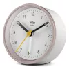 Braun BC12 kvarca modinātājpulkstenis rozā, balts
