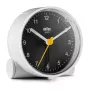 Braun BC01WB Kvarca modinātājpulkstenis Melns, Balts